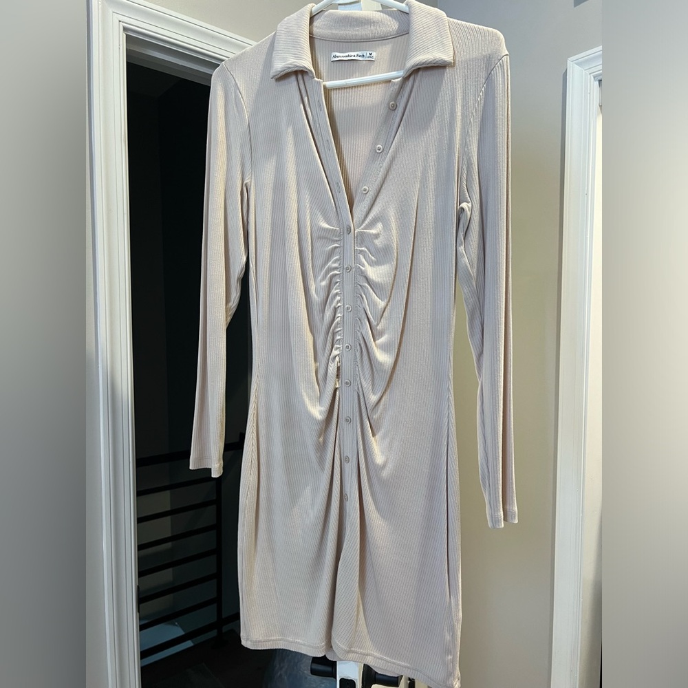 Long Sleeve Ribbed Dress